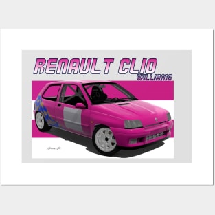 Renault Clio Williams Posters and Art